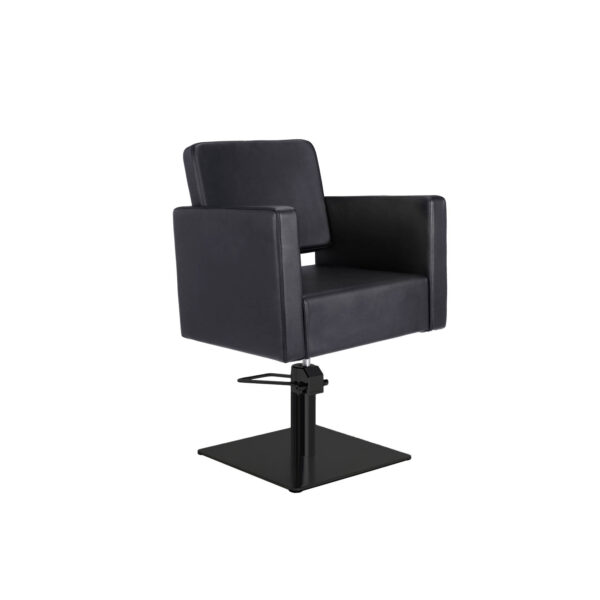 Fauteuil de coiffure pied inox ou noir avec pompe hydraulique
