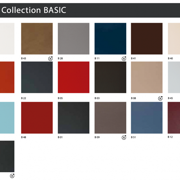 Couleurs de skaï basic