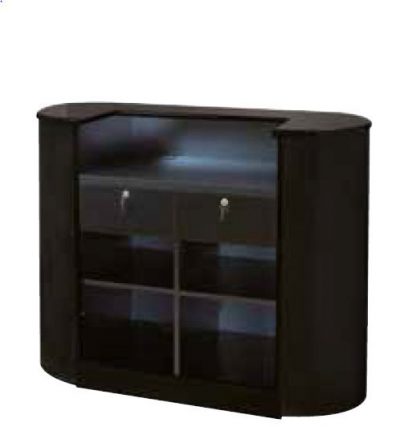 Caisse d'acceuil réception Metal Black