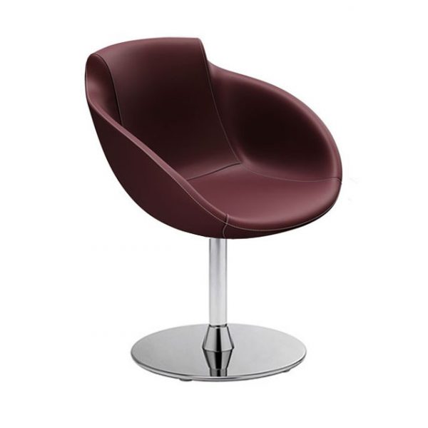 Fauteuil de coupe Bloomy pied rond sans pompe hydraulique