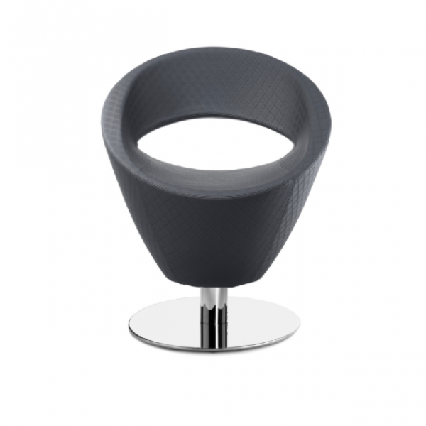Fauteuil de coupe COCOON base rond sans pompe