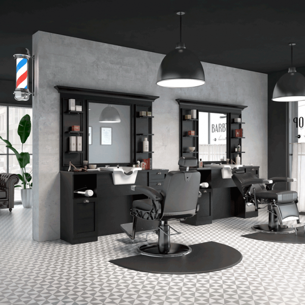 Coiffeuse noire Verne