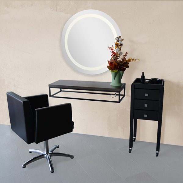 Coiffeuse suspendue LOFT avec miroir