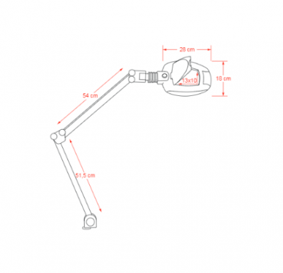 Lampe loupe LED STEVE