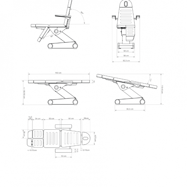 Fauteuil électrique podologie MAYANA