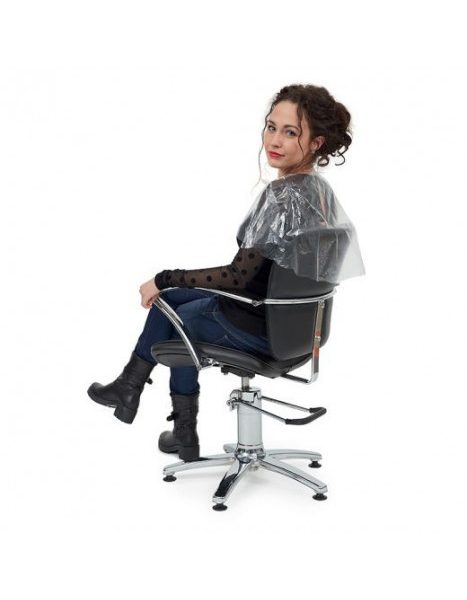 Capes jetables coiffure transparents
