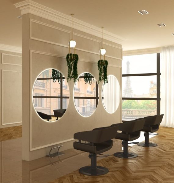 Coiffeuse ronde MONA