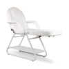Fauteuil esthetique blanc base blanche