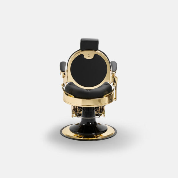 Alternative view of Fauteuil Barber ORION GOLD - BLACK