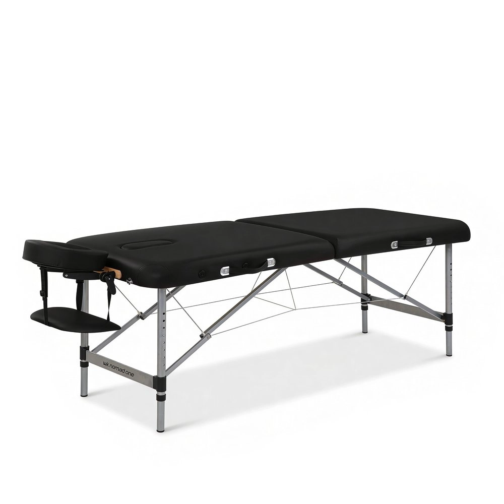 Table de massage portable NOMALIA pliable avec structure aluminium et sac de transport