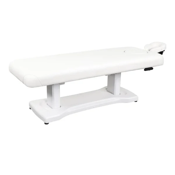 Lit de Spa Électrique ÉLIA professionnel avec matelas SuperSoft blanc et hauteur réglable